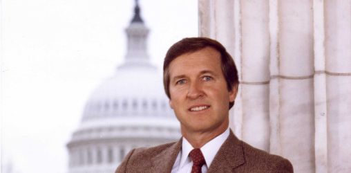 Cohen with U.S. Capitol building in the background