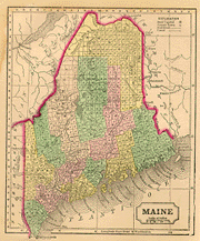 Map of Maine