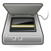graphic of a scanner