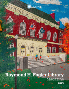 Cover of Raymond H. Fogler Library Magazine, 2023. 